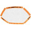 Aymzbd Porta da Calcio per Bambini Rete da Gioco Rete Sostitutiva Resistente in Nylon per Sport Outdoor Adatta Bambini Scuole Parco Giochi, yellow