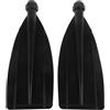 AKOOSY Accessori Kayak 2 Pezzi Pale Remi in Plastico Nero per Barche Gonfiabili, Facile Installazione e Rinforzo Resistente per Pagaie da Canoa