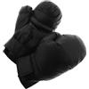 VICASKY Guantoni da Boxe in Pu e Schiuma, Design Sicuro e Facile Manutenzione, per Allenamento di Boxe e Arti Marziali, Colore Nero