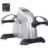 HOMCOM Mini Cyclette Portatile per l'Allenamento di Gambe per Braccia con Display LCD TPR, PP, PP, ruota in ghisa 35 x 40 x 31 cm Nero