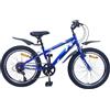 LoogCape Bicicletta per bambini da 20 pollici, 6 marce, per 6-11 anni, con telaio in acciaio, catarifrangenti, campanello, supporto, parafango, ideale per attività all'aperto, tempo libero e vita