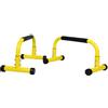 Generic 2 supporti da allenamento in acciaio robusto per una presa ampia e una base regolabile, coppia di supporti gialli per allenamento