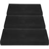TOVINANNA 3 Pezzi Cuscino Sedile Kayak in Eva Traspirante Nero Design Antiscivolo per Barca a Pagaia e Canoa Accessori per Pesca e Sport Acquatici