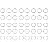 Elnwnnkc 500Pcs Ad Alta Resistenza Anelli Divisi Linea Connettore Ad Alto Carbonio Molla Acciaio Split Anelli Esche Da Pesca Linea Connettore