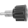 OUNONA Manopola di Bloccaggio per Cyclette in ABS Nero, Perno Regolabile Versatile Diametro Filettatura 16mm, Accessorio per Attrezzature Fitness da Palestra Domestica
