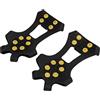 Ycauty 10 tacchetti antiscivolo per neve e arrampicata su ghiaccio scarpe tacchetti per attività invernali all'aperto (XL)