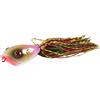 Monetais 1 Confezione di Esche da Pesca Gonna in Silicone Pesca Crankbaits Esca Popper, Attrezzatura Dura per Acqua Dolce salata, Kaki