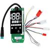 NexRen Cruscotto con display a LED per scooter elettrico 6 Lite, circuito con indicatore di direzione con modulo di lettura mph e km/h (Mi6-Lite)