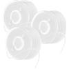UKCOCO 3 Pezzi di Nastro in PVA Bianco Solubile in Acqua per Pesca, Filo Rapido Dissolvente 20 Metri, per Pesca Feeder e Carpa