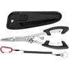 Generic Pinza da pesca | Acciaio inossidabile multiuso Utensili da Pesca d'Acqua Pinza - per Lago Fiume Sale - Acqua Pescatore Principiante