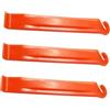 NULYLU Leve per Pneumatici Bici in Nailon Arancione Set da 3, Strumenti Resistenti per Riparazione Facile e Prevenzione Danni al Cerchio, Kit Portatile per Mountain Bike Colore Casuale