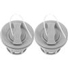 USHOBE Valvola Aria per Barchetta Gonfiabile 2 Pezzi in Pom Design ad Alta Pressione Accessorio Pratico per Kayak e Barca da Drifting