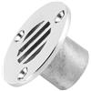 CHICIRIS Scarico a Pavimento per Ponte Acciaio Inossidabile 316 Hardware Marino 22mm 25mm Lucidato a Specchio Facile Installazione Drenaggio del Ponte Rimovibile per Barca Yacht Barca da Pesca (22MM)