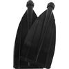 SOESFOUFU 2 Pezzi Pale per Pagaia Barca in Plastica Nera, Leggere e Compatibili Tubo in Alluminio, Accessori per Kayak e Canoa, per Sport Acquatici