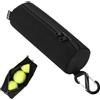 Generic Supporto per palline da , 6,5 x 20 cm, regolabile, cestino sportivo portatile, organizer in rete con leggero, comodo espositore per attrezzi da esterno per corti, club, palestre