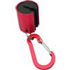 JAMIEKA Clip per canna da pesca a mosca, accessorio per canna da pesca, con portachiavi, in alluminio, con portachiavi
