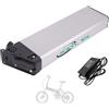 JCXYL EV Batteria al Litio per Bici Pieghevole da 48 V 13 Ah 15 Ah 17 Ah Batteria Nascosta per Bici elettrica Pieghevole da 52 V 13 Ah 15 Ah Batterie per Tubo Obliquo da 48 Volt,48v13ah