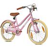 PROMETHEUS BICYCLES Bicicletta retrò per bambini da 20 pollici, per bambine da 20 pollici, a partire dai 6 anni, per bambini dai 7 anni in su, colore: rosa