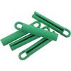 CIMAXIC 5 Pezzi Supporto per Stecche da Biliardo Morsetto Stabile da Parete in Pvc Verde, Impugnatura Sicura e Antiscivolo per Stecche Grandi e Piccole da Club e Tavolo da Biliardo