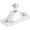 FTVOGUE Supporto per Cerniera per Barca Supporto per Cerniera per Barca in Acciaio Inossidabile 50 X 22 Mm Attacco per Ponte Compatto per Bimini Top Uso Marino su Pontone per Yacht
