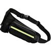 Nucelit Marsupio riflettente con porta liquidi per corridori, ciclisti ed escursionisti, multi tasca