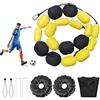 BONJUME Attrezzatura Per L'allenamento Del Portiere, 2,5 M Dell'agilità Del Portiere Supporti Per L'allenamento Del Calcio Con 2 Sacche D'acqua Kit Completo Di Distrazione Per Portieri Per Adulti
