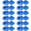 VALICLUD 12 Pezzi Kit Inserti per Pesca Subacquea Elastici Blu in Plastica, Compatibilità e Facile Manutenzione, per Immersioni e Pesca Sub