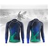Ycauty Giacca da muta subacquea da uomo, con protezione UV, resistente agli strappi, per immersioni, snorkeling, surf (3XL)