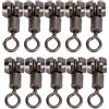 OPPWONG Set di 10 Girelle da Pesca a T a 3 Vie in Ottone Resistente Pesca e Senza Grovigli (Medio)