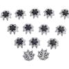LPACXBYD Tacchetti da Golf Confezione da 16 pezzi di scarpe golf con punte morbide, perni 1/4 giro, set sostituzione for torsione rapida, accessori for l'allenamento del