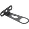 NULYLU Supporto per Luce Anteriore per Bicicletta Nero, Staffa per Montaggio su Forcella, Accessorio Pratico e Resistente per Ciclismo su Strada e Fuoristrada