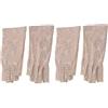 COHEALI Guanti da Guida in Cotone Khaki, 2 Paia, Confortevoli e Resistenti Agli Urti, per Hiking e Jogging