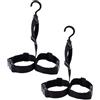 PACKOVE Set 2 Cinghie Regolabili per Appendere Stivali da Pesca, Porta-stivali in Poliestere Resistente Gancio Girevole, Stendino Portatile per Asciugare Stivali e Waders, Accessori