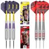 Target Darts Luke "The Nuke" Littler vs Nathan "The Asp" Aspinall Player Edizione Gemelli Freccettes Set | 22G Punta in Acciaio Brass Freccette Set, Voli, Alberi e Custodia Inclusa