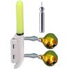 Generic Luce Da Pesca A Clip Per Canna Lampada Impermeabile per Punta Canna da