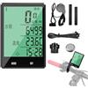 Generic Contachilometri per bicicletta - Plotter wireless impermeabile - Display LCD 7,1 cm impermeabile computer per bicicletta senza fili,Destinato Ciclisti principianti per guida con