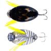 RiseNova Esca da pesca galleggiante da 4 g, lunghezza 3,8 cm, progettata per imitazione di scarabeo, con occhi di simulazione 3D e gancio per il sangue per un maggiore coinvolgimento dei pesci (KC008-8)
