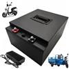 HJGHY ,72v 40ah, Batteria LiFePO4 per Moto da 60V 45Ah 50Ah 65Ah e Pacco Batteria al Litio Ferro fosfato da 72V 20Ah 25Ah 30Ah 40Ah per ciclomotori e Scooter con Caricabatterie
