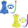 Bestway 25039-5 Set da snorkeling per bambini Flapper, 3-6 anni