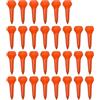 Elnwnnkc 30 tee da golf bianchi infrangibili a forma di fungo, accessori per golfisti esterni, colore bianco