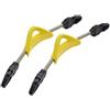 NiuLumea 2 cinghie per pinne a molla, 304 per acciaio inossidabile, antiscivolo, per la maggior parte delle pinne, EPDM+per corde elastiche in TPR