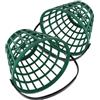 HOMSFOU Cesto plastica per palline da golf, 2 pezzi, contenitore multiuso da 50 palline, adatto a golf outdoor