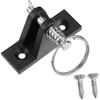 YARNOW Accessori in Nylon per Barca Resistenza alla Corrosione e Facile Installazione, per Bimini Canopy e Kayak in Ambienti Marini e Canoe, Colore Nero