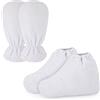 Segbeauty Guanti cera di paraffina per mani e piedi, Segbeauty più grandi riscaldati SPA Guanti da Liners e calzini piede di paraffina per Hot Wax terapia della mano termica SPA Therabath cera scalda
