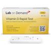 Lab on Demand Test rapido della vitamina D, confezione da 1 T, kit per test di carenza di vitamina D, risultati immediati in pochi minuti, clinicamente approvato, certificato CE, kit di test a casa