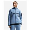 Nike Tech Fleece W - Felpa - Donna - Azzurro