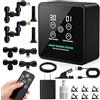 GOMETY Sistema di Nebulizzazione per Terrario Intelligente, Umidificatore per Rettili con Timer e Ugelli 360° Regolabili - Nebulizzatore per Anfibio, Rettili, Piante e Foresta Pluviale Indoor