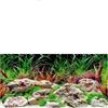 LDIGT 30 x 60 cm realistico acquario sfondo adesivo, PVC autoadesivo subacqueo, impermeabile acquario e rettile scatola decorazione da parete immagine