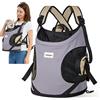 ALLSOPETS Zaino Cani Gatto, Zaino Trasportino Portatile per Animali Domestici Frontale, Zaino Ergonomico Traspirante con Cinghia di Sicurezza Integrata, Ideale per Viaggi in Moto (Viola Chiaro)