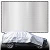 AMANKA 6x7 m Copertura Sole Auto - 99% Sombra Telo Anti UV - Tessuto Oscurante Termico - Telo Parasole Auto Esterno - Telo Copri Camper Telone Campeggio Tarp Riflettente per Giardino Telone Spiaggia